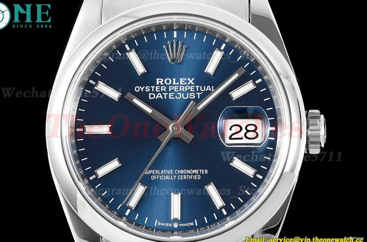 SS 36mm VSF SS Blue Datejust Dial VS3235 Oys 126200 1212